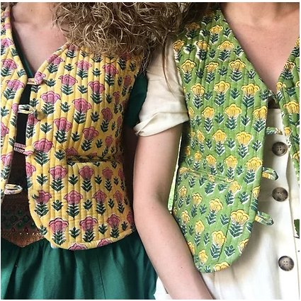 Wildflower waistcoat Pink xs-s-m