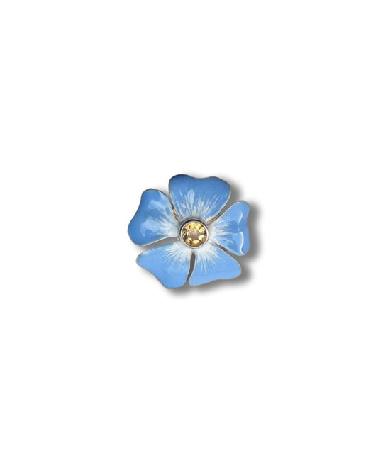 Forget-me-not ring gold vermeil