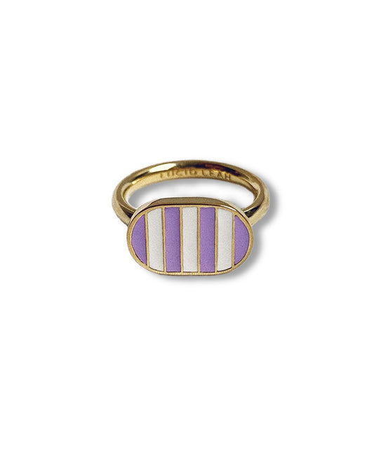 Busy bee ring - gold vermeil