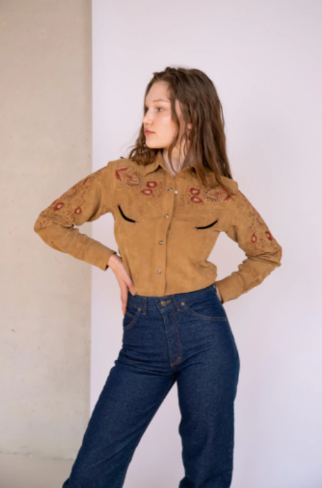 Maggie western blouse - XS/S