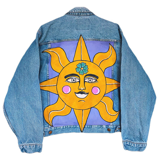 Denim jacket Peaceful sun