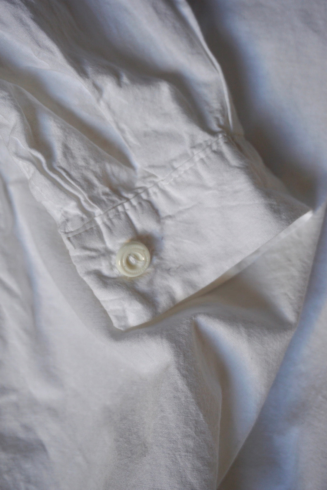 White rose - Cotton blouse - S/M