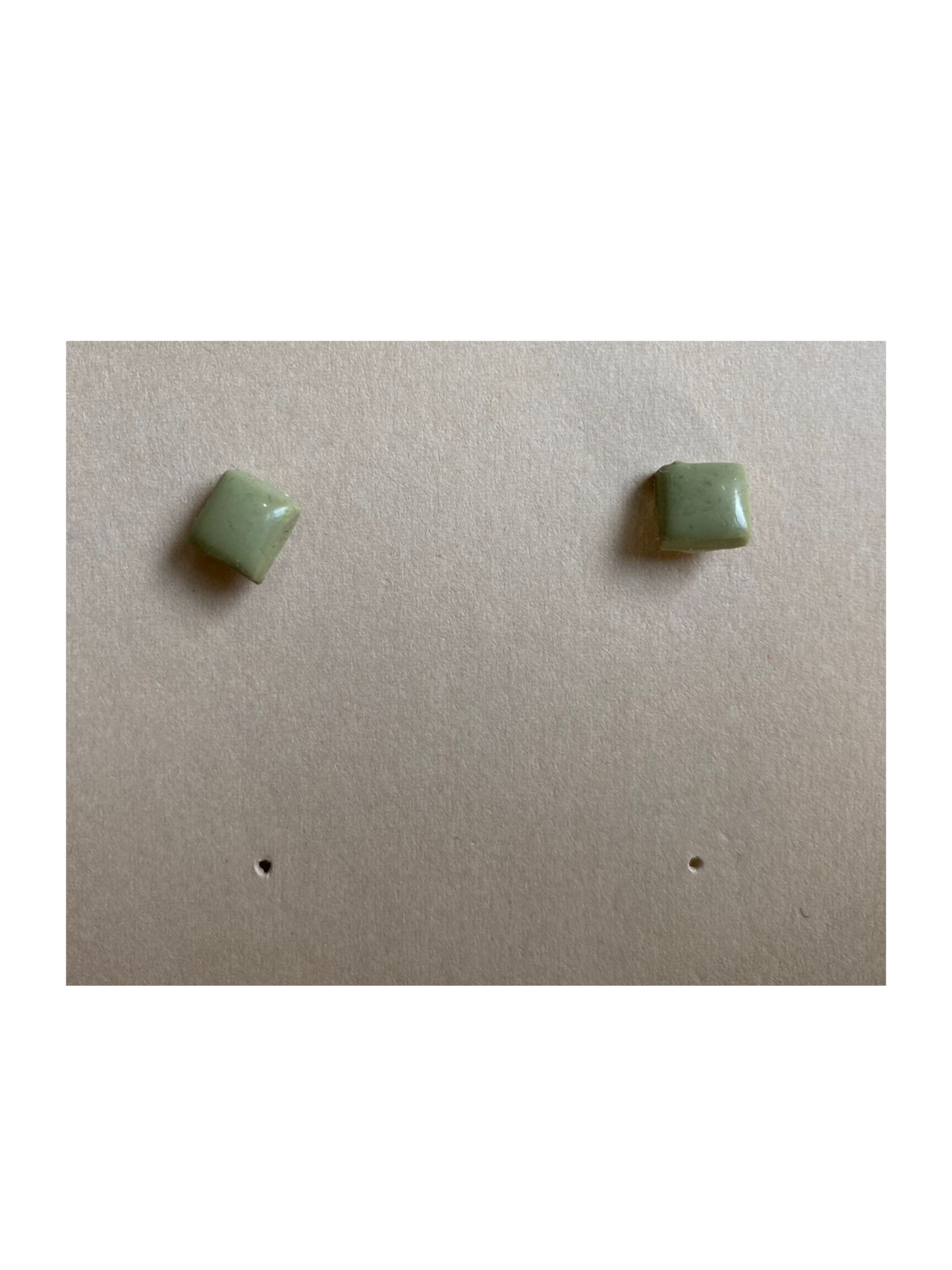 Stud earrings - Green